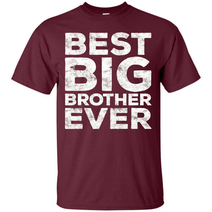 Best Big Brother Ever Family T-shirt Maroon