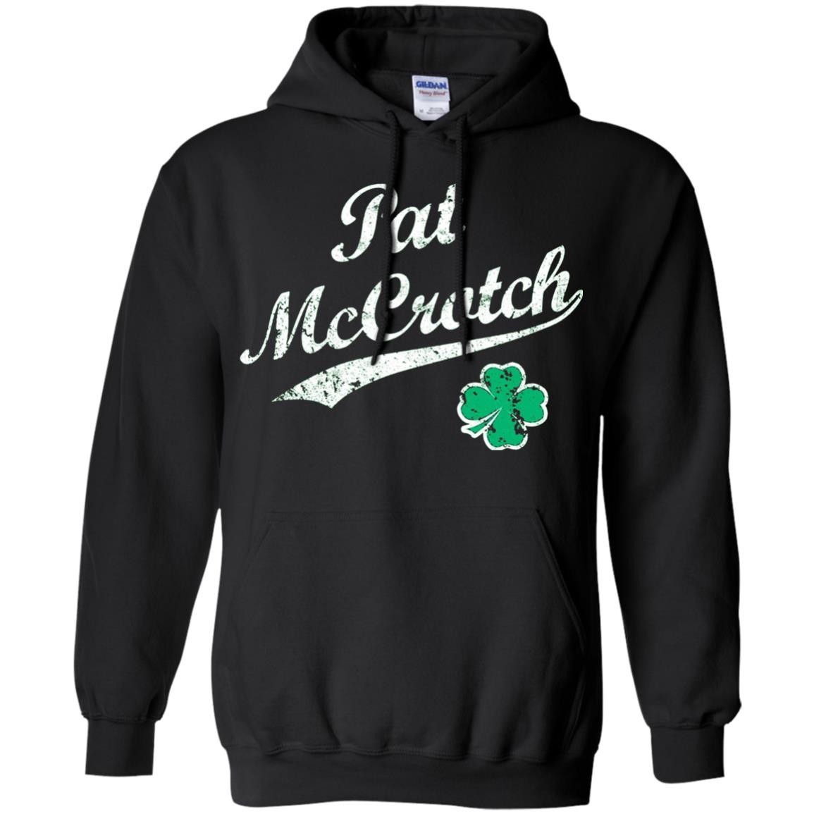 Pat Mccrotch Funny St Patricks Day T-shirt Black