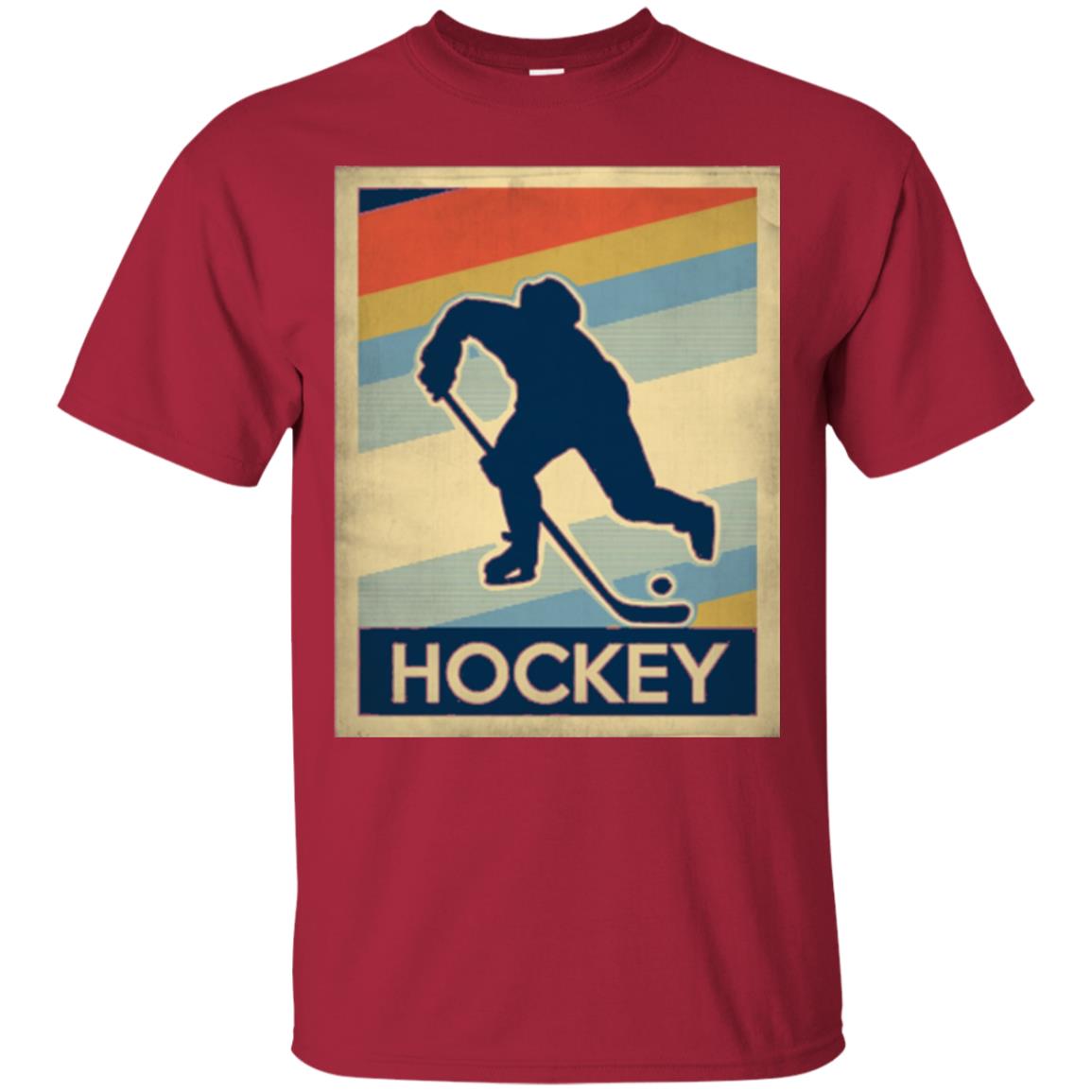 Vintage Hockey T-shirt Cardinal