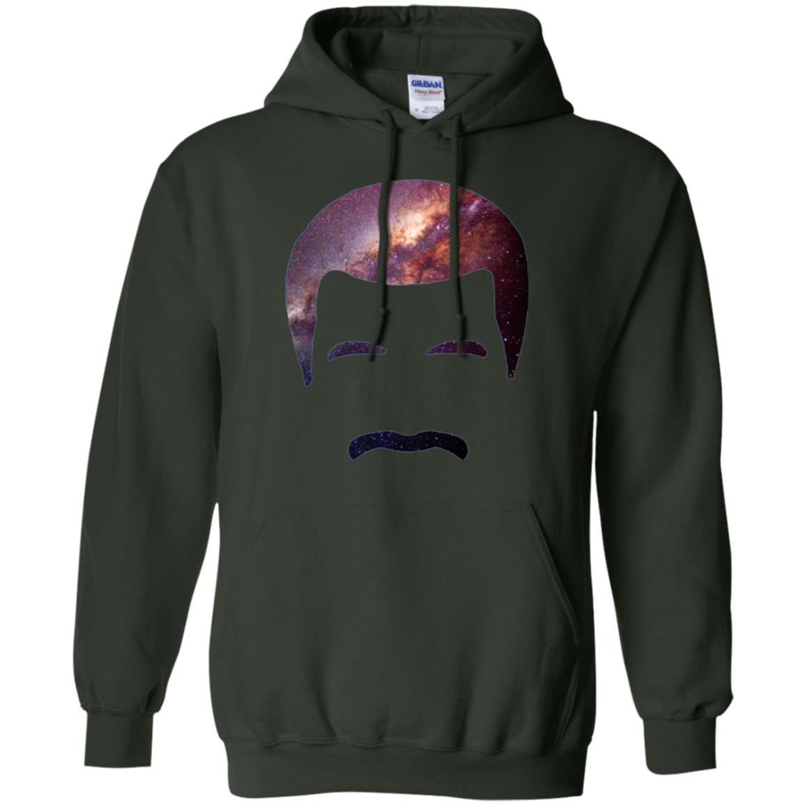Neil Degrasse Tyson Galaxy T-shirt Forest Green