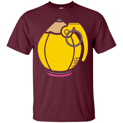 Grenade Pencil T-shirt Maroon