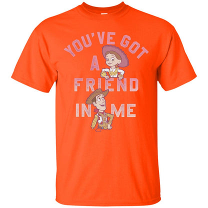 Toy Story Got A Friend In Me Cartoon T-shirt Orange