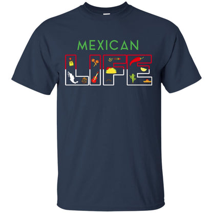Mexican Life Cinco De Mayo T-shirt Navy