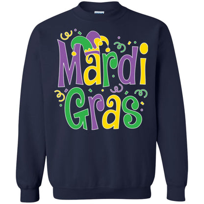 Mardi Gras T-shirt Mardi Gras Party T-shirt Navy