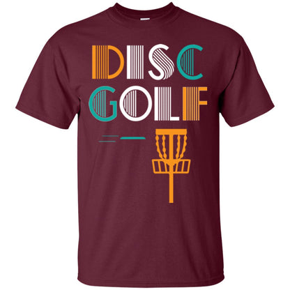 Golf Lover T-shirt Disc Golf Maroon