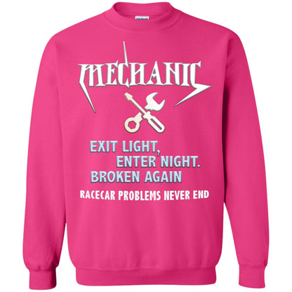 Mechanic Exit Light Enter Night Broken Again Racecar Problems Never End Heliconia