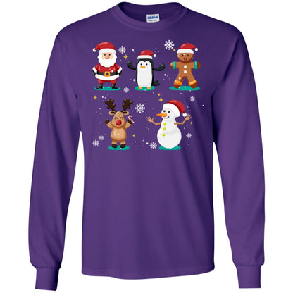 Christmas Character Ideas Gift Shirt Purple