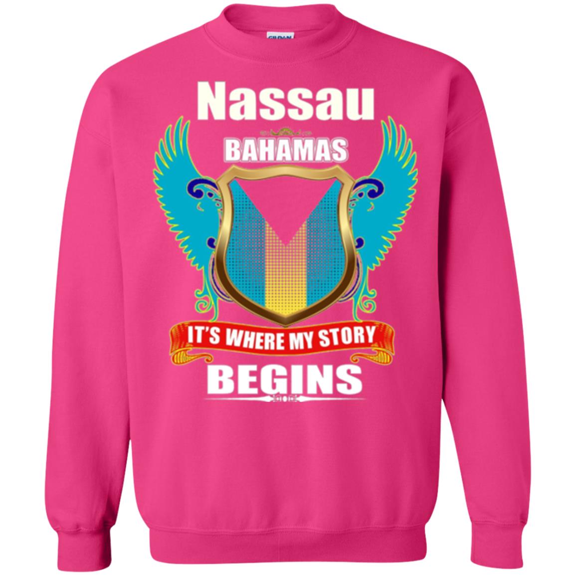 Bahamian T-shirt Nassau Bahamas T-shirt Heliconia