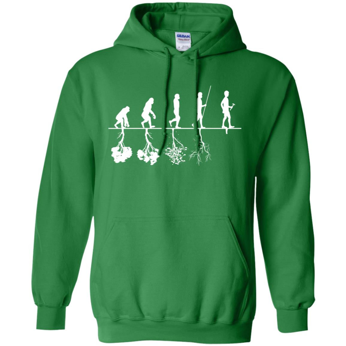 Evolution Tree Of Human Life Thinking Save Environment Shirt Irish Green