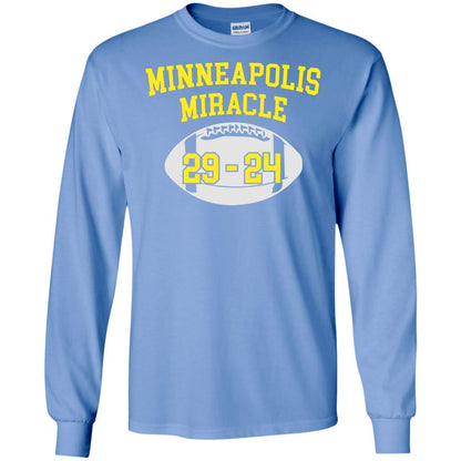 Football Lover T-shirt Minneapolis Miracle Carolina Blue