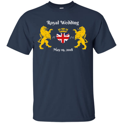 Ornate Royal Wedding May 19 2018 T-shirt Navy