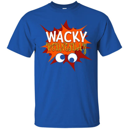 Wacky Wednesday Googly Eyes Silly T-shirt Royal