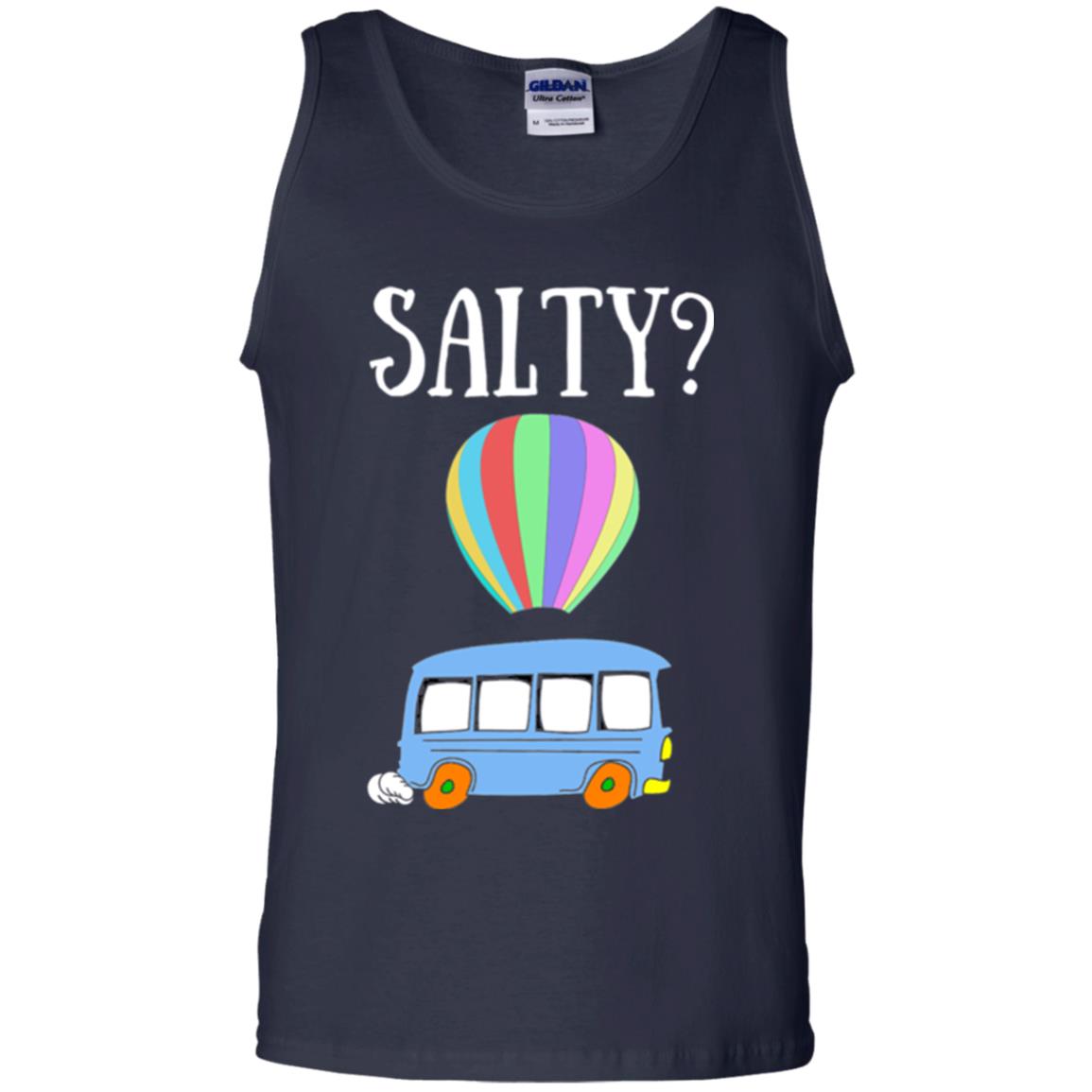 Salty Humorous Parody T-shirt Navy