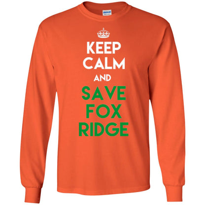 Elementary T-shirt Keep Calm And Save Fox Ridge T-shirt Orange