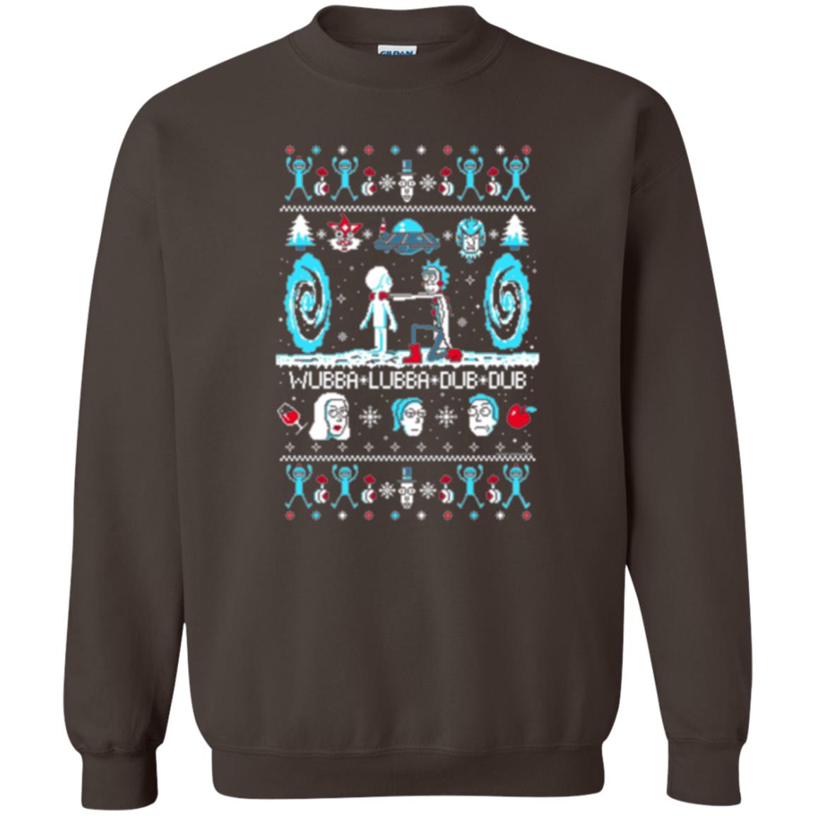 Cartoon T-shirt Build A Snowmorty Dark Chocolate