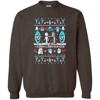 Cartoon T-shirt Build A Snowmorty Dark Chocolate