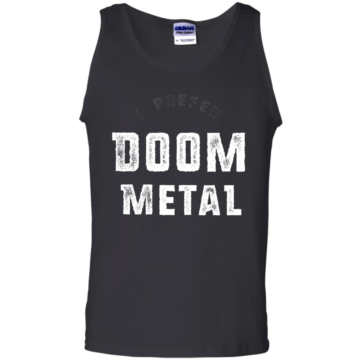 I Prefer Doom Heavy Metal Shirt Black