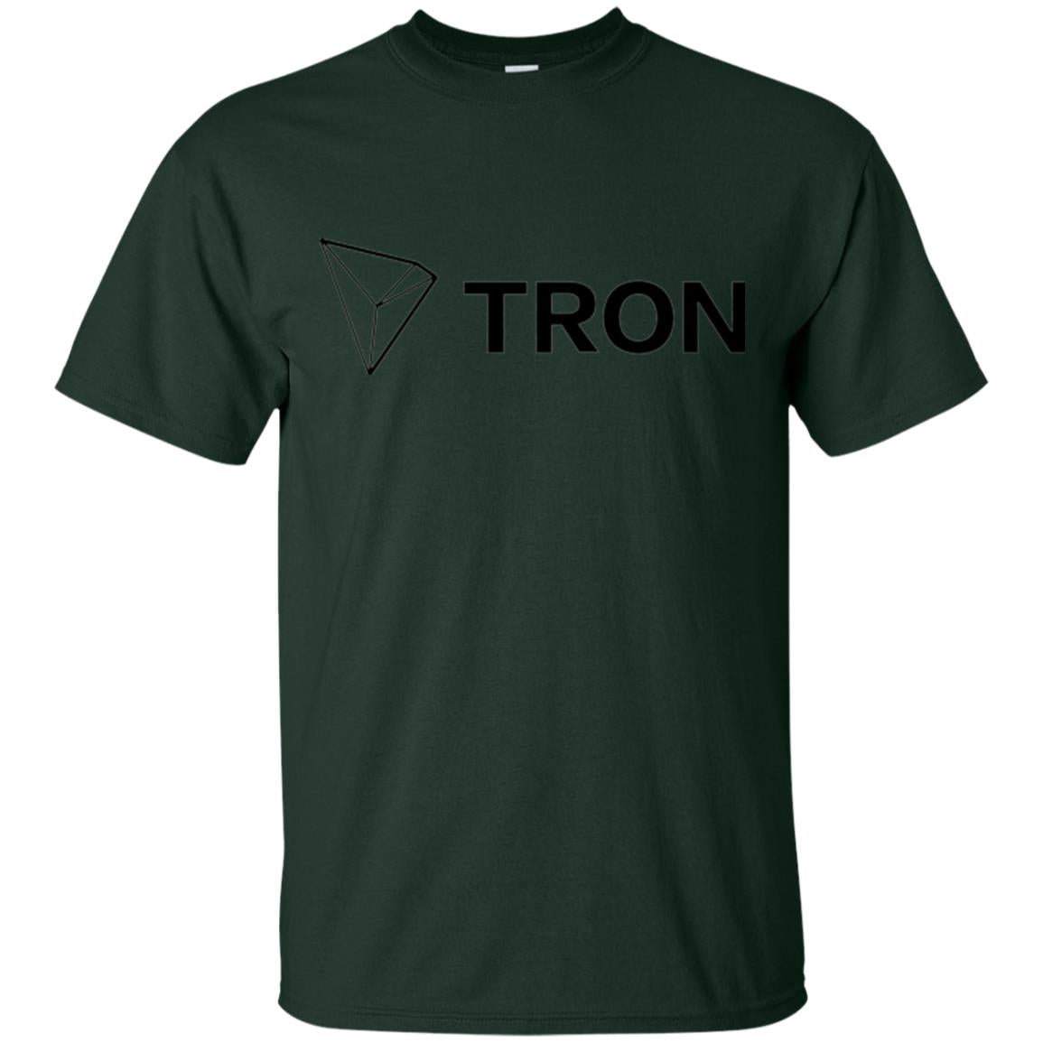 Tron Trx Cryptocurrency T-shirt Forest Green