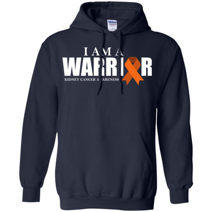 Kidney Cancer Awareness T-shirt I Am A Warrior Kidney Cancer Awareness Navy