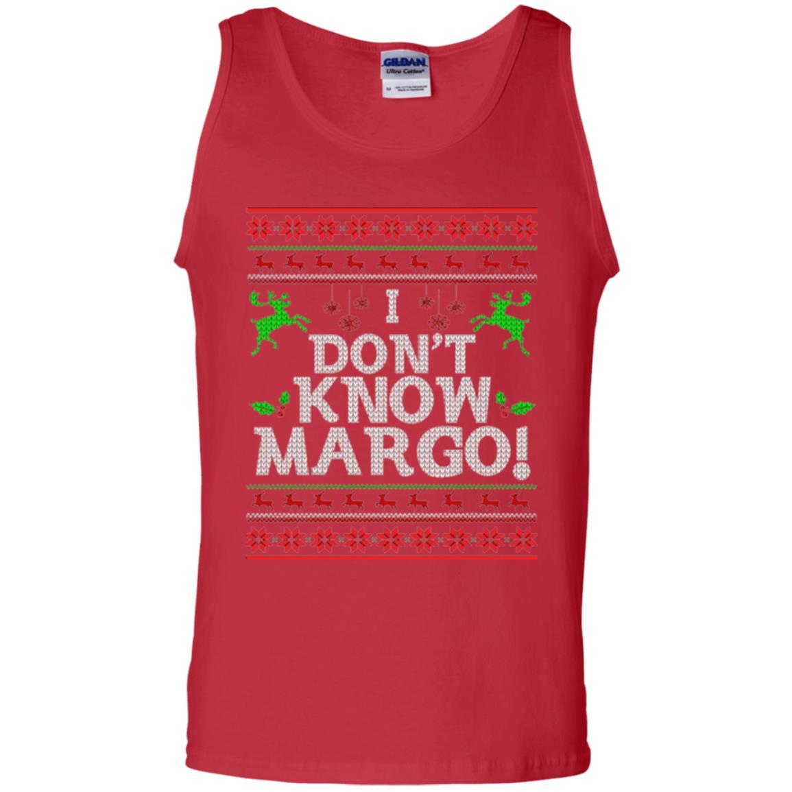 Christmas T-shirt I Don't Know Margo Red