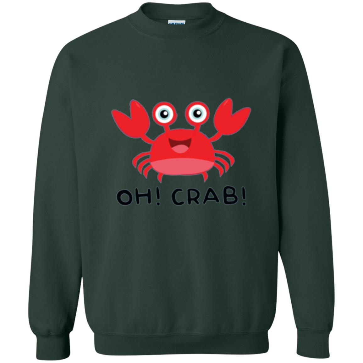 Oh Crab Crab Lover T-shirt Forest Green