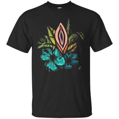 Vagina Tropical T-shirt Black