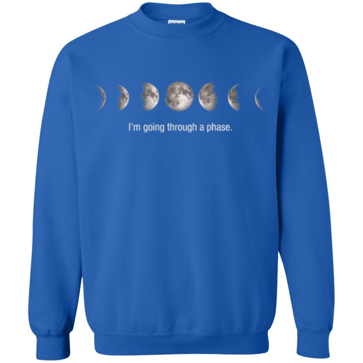 Astronomy T-shirt I_m Going Through A Phase Royal