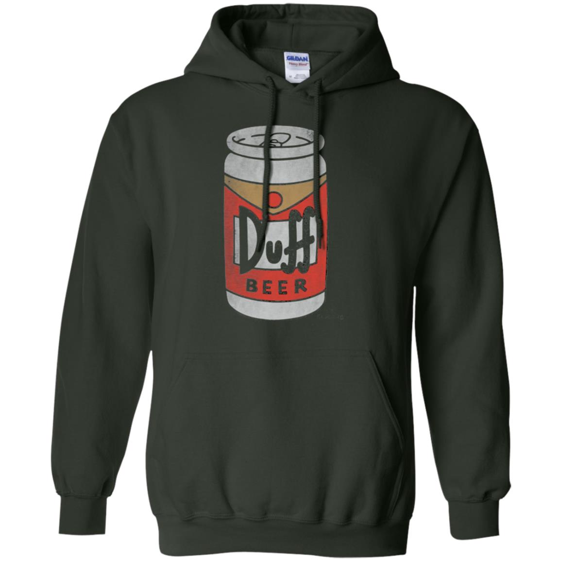 Iconic Brew T-shirt The Simpsons Duff Beer Forest Green