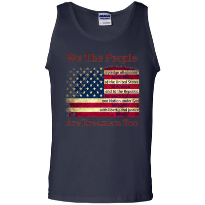 Americans We Are People Are Dreamers Too T-shirt Navy