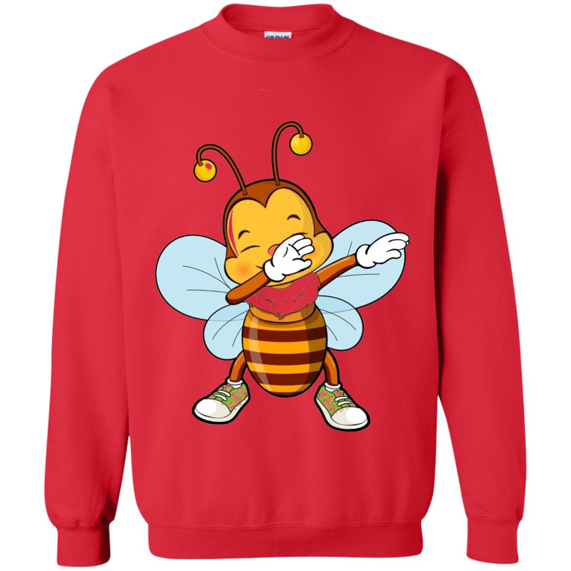 Dabbing Bee Dab Dancing Beekeeping Bee Lover T-shirt Red