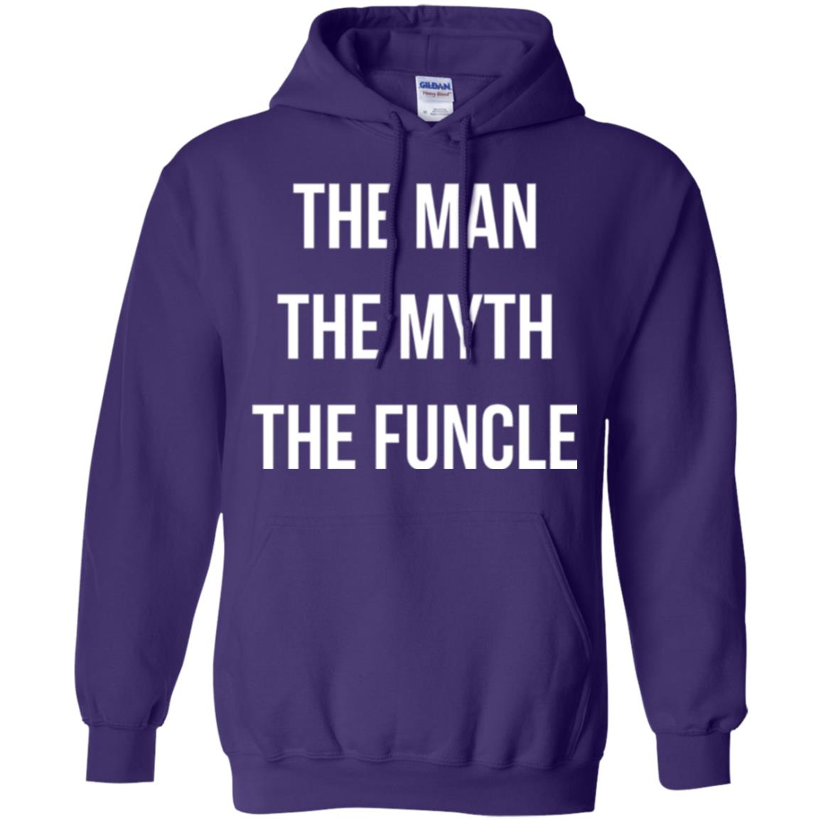 Uncle T-shirt The Man The Myth The Funcle Purple