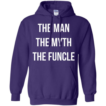 Uncle T-shirt The Man The Myth The Funcle Purple