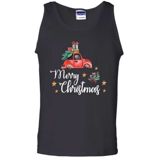 Car Lover T-shirt Merry Christmas T-shirt Black