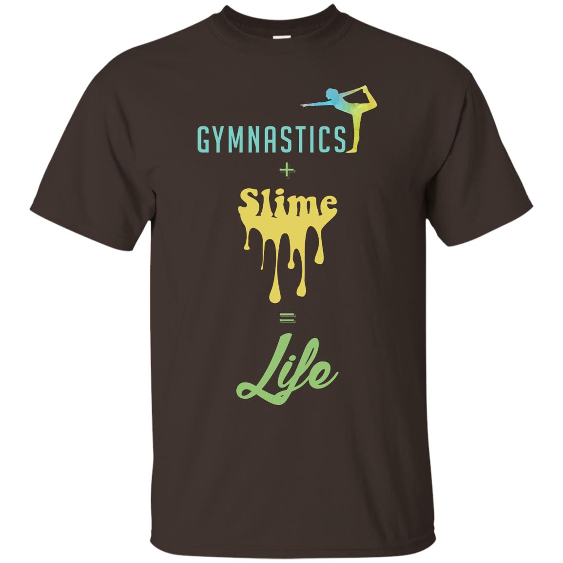 Gymnastics Plus Slime Equal Life Shirt Dark Chocolate