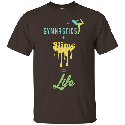 Gymnastics Plus Slime Equal Life Shirt Dark Chocolate