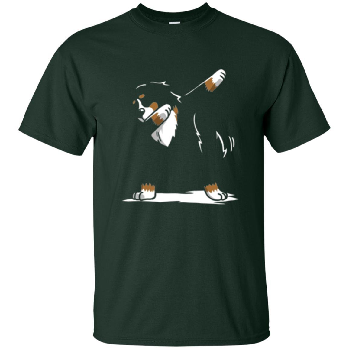 Dog Lover T-shirt Bernese Mountain Dog T-shirt Forest Green