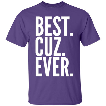 Cousin T-shirt Best Cuz Ever Purple