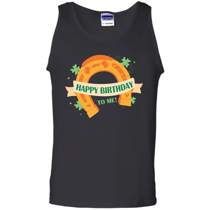 Happy Birthday To Me Shamrocks Saint Patrick's Day T-shirt Black