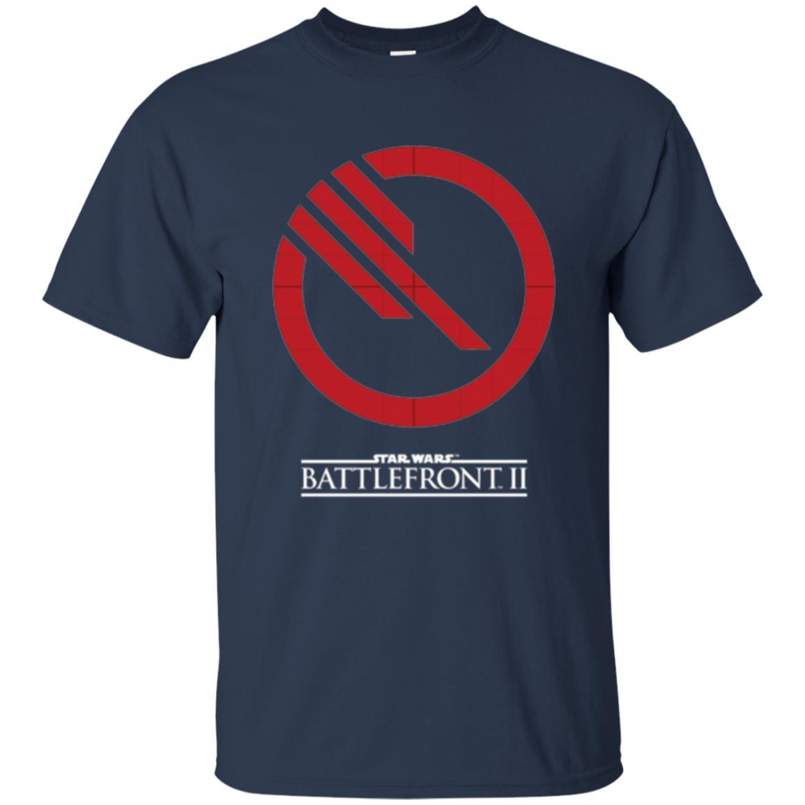 Film T-shirt Battlefront Ii Inferno Squad Logo Graphic Navy