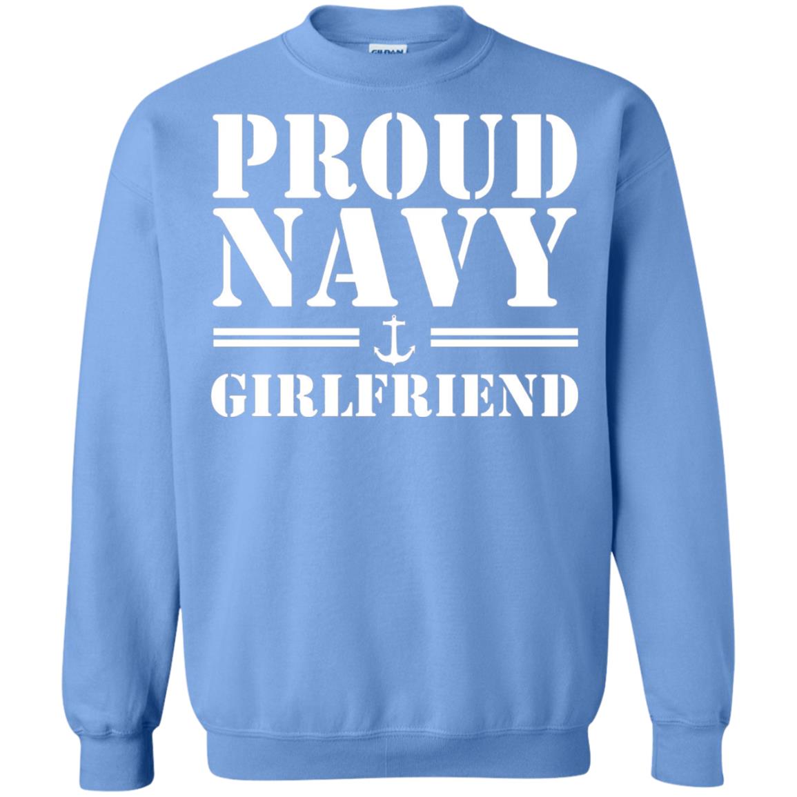 Pride U.s. Army Shirt Proud Navy Girlfriend Carolina Blue