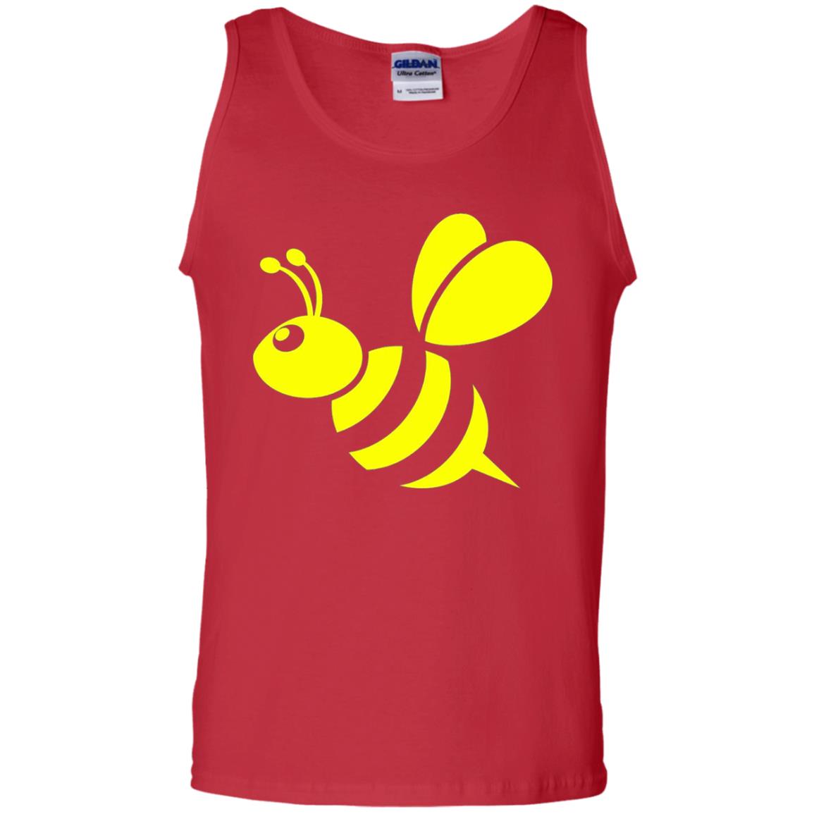 Yellow Honeybee Bee Lover T-shirt Red