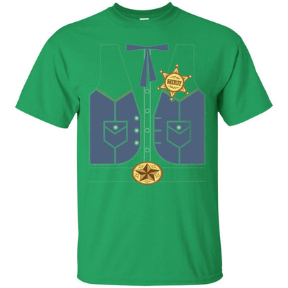 Western Cowboy Sheriff T-shirt Irish Green