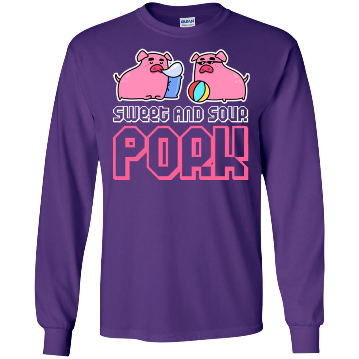 Food Lover T-shirt Sweet And Sour Pork Purple