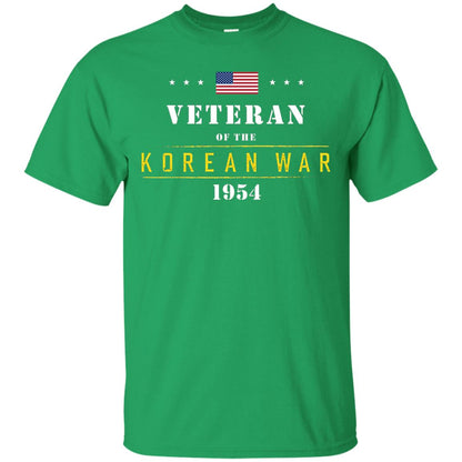 Veteran Of The Korean War 1954 T-shirt Irish Green
