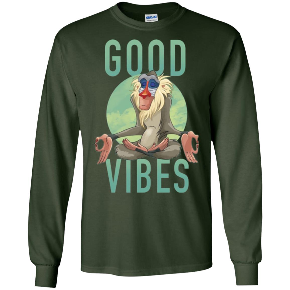 Rafiki Meditate Good Vibes T-shirt Forest Green