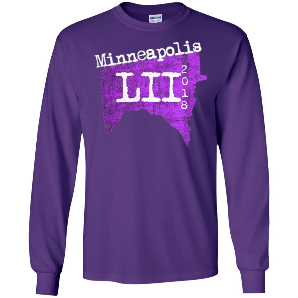 Football Lover T-shirt Minneapolis Minnesota 2018 T-shirt Purple