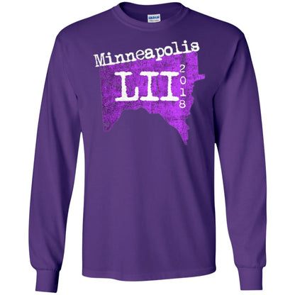 Football Lover T-shirt Minneapolis Minnesota 2018 T-shirt Purple