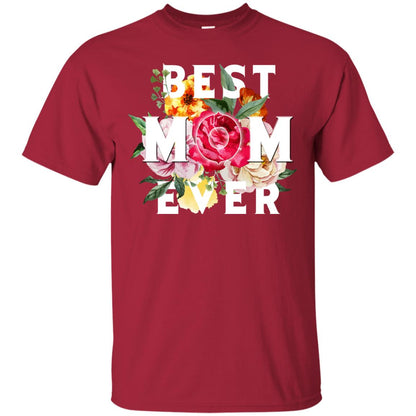 Best Mom Ever Mommy Shirt Cardinal