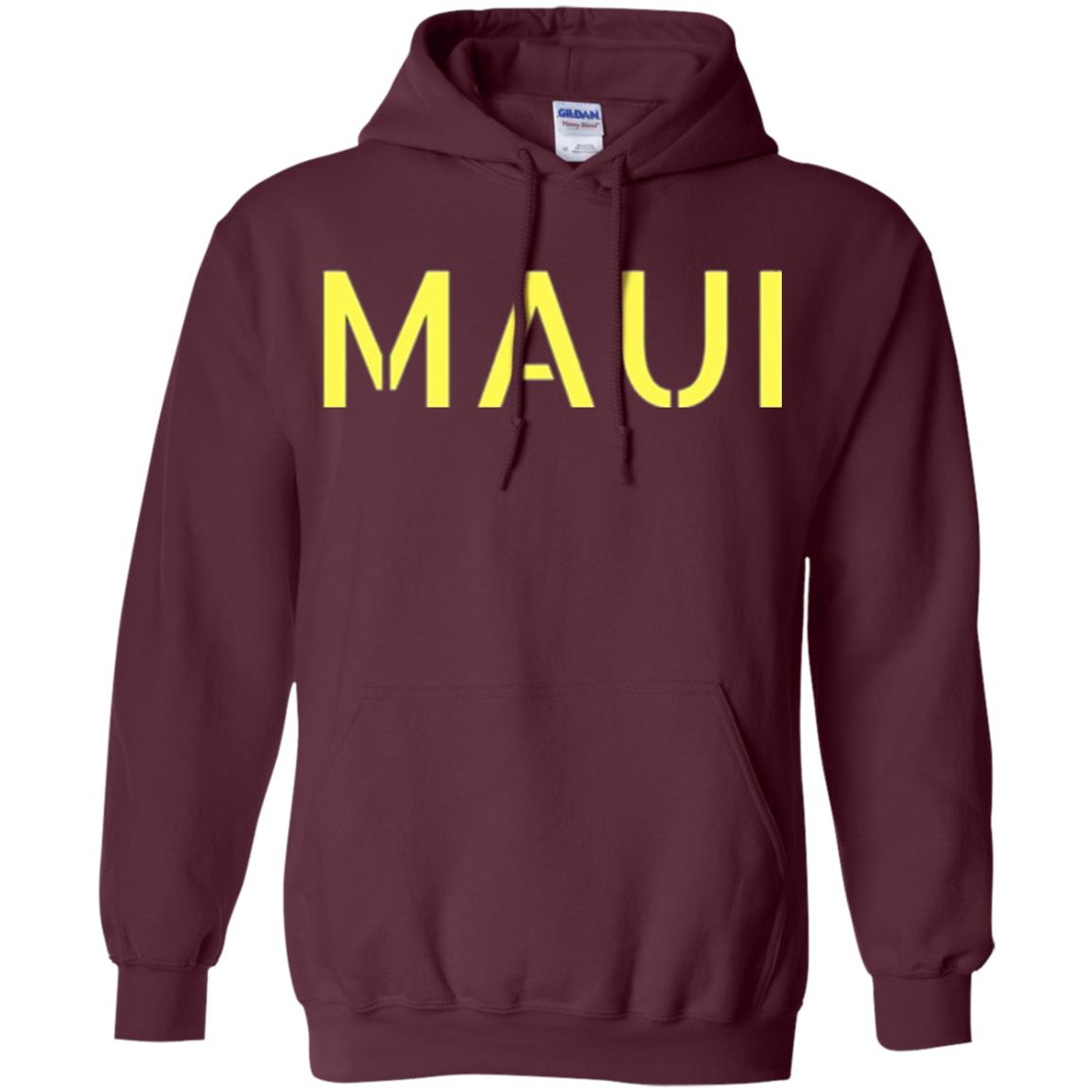 Mauii Hawaii T-shirt Maroon