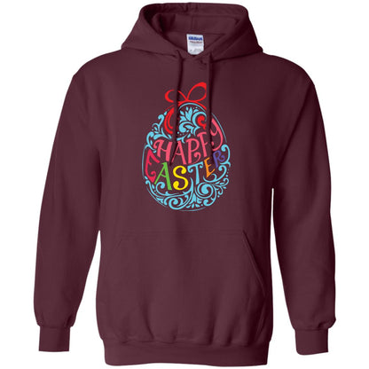 Happy Easter Day T-shirt Maroon